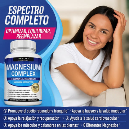 🔥 EL MÁS VENDIDO - Magnesio Complex™ 8 en 1 | Energía, Descanso y Bienestar