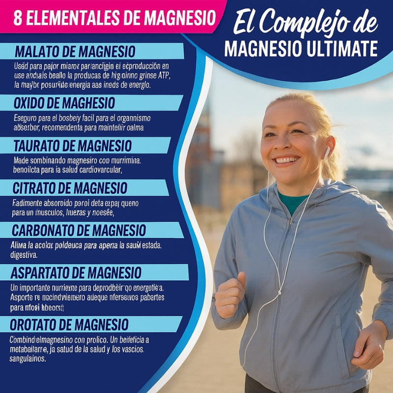 🔥 EL MÁS VENDIDO - Magnesio Complex™ 8 en 1 | Energía, Descanso y Bienestar