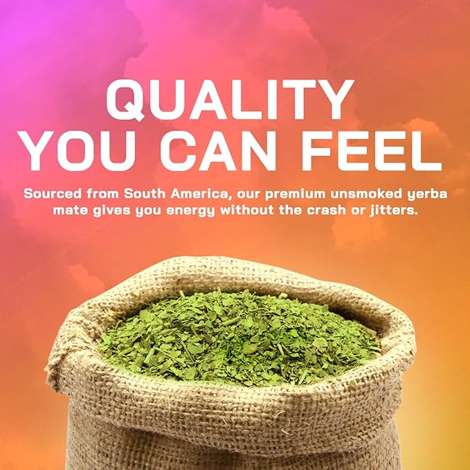 Yerba Mate Cápsulas || Energía Natural + Mente Clara + Salud Intestinal