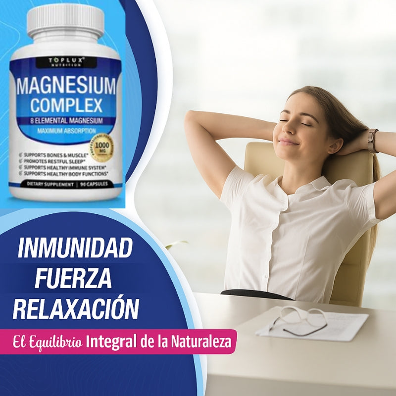 🔥 EL MÁS VENDIDO - Magnesio Complex™ 8 en 1 | Energía, Descanso y Bienestar