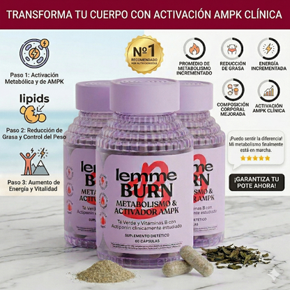 🔥 Lemme Burn | Activa tu Metabolismo y Reduce la Grasa Abdominal