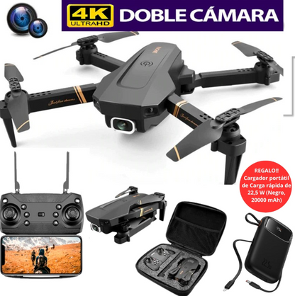 FlyDron | con Cámara Full HD 4K + BATERÍA EXTRA