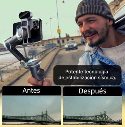 Trípode para Celular con Control Bluetooth, Fotos y Videos Estables a Distancia