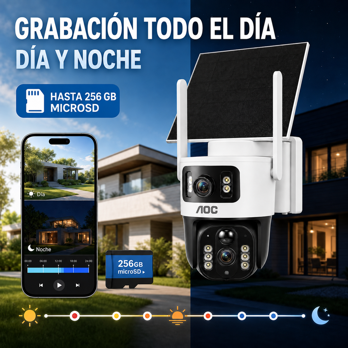 Cámara de Seguridad Panorámica | AOC