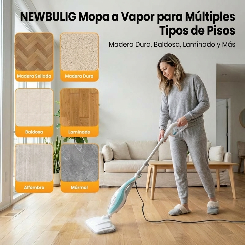 Mopa Multifuncional | Limpieza Profunda y Sin Esfuerzo en Todo Tipo de Pisos