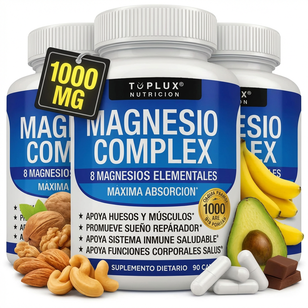 OFERTA 2X1 - Magnesio Complex™ 8 en 1 : Equilibrio Corporal Completo 1000mg