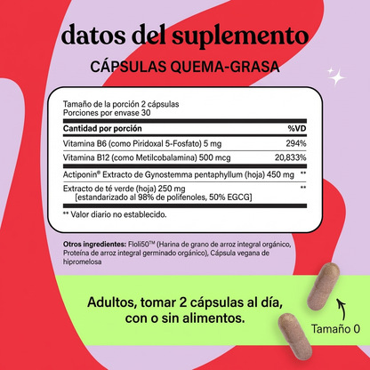 Lemme Burn - Apoyo al Metabolismo y Grasa Abdominal | Promo 1, 2 o 3 Unidades