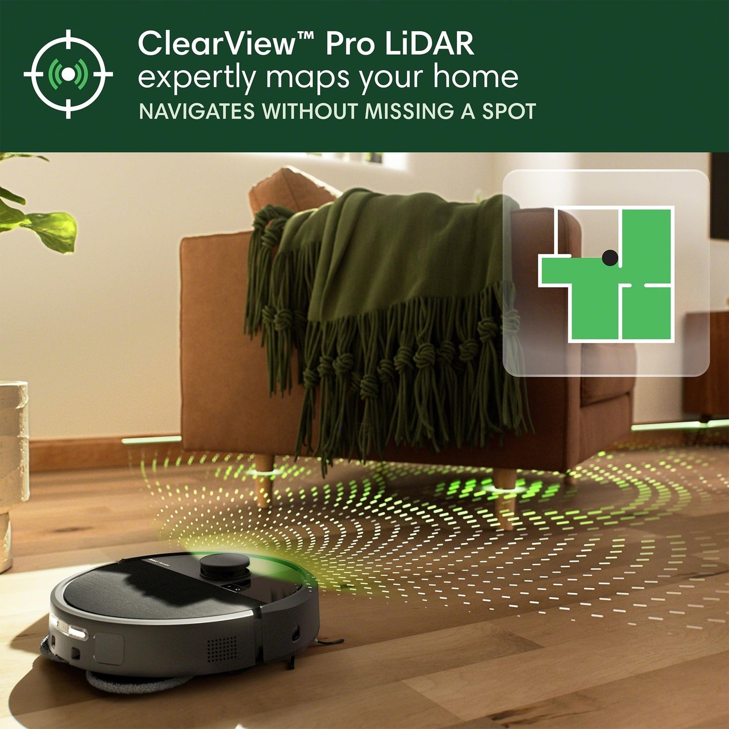 Robot Aspirador 2 en 1 | Limpieza Inteligente y Autovaciado